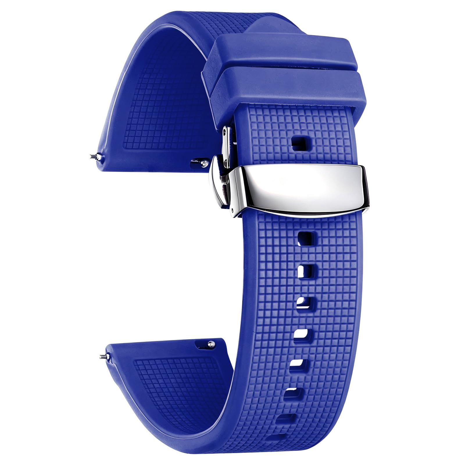 BINLUN Quick Release Silicone Watch Strap 18mm 19mm 20mm 21mm 22mm 24mm Waterpro