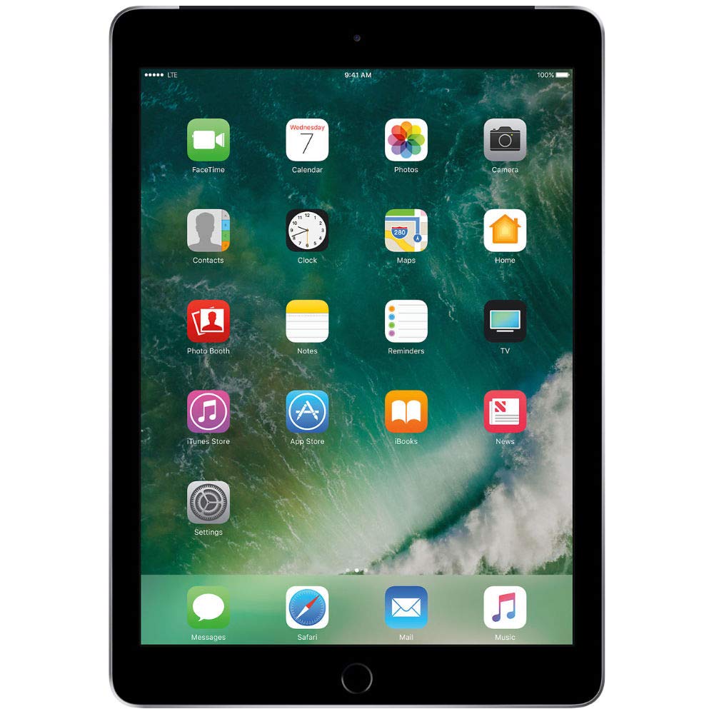 Apple 2017 iPad (9.7-inch, WiFi + Cellular, 32GB) - Space Gray (Renewed)
