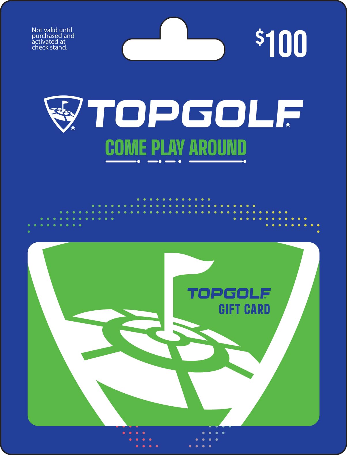 Topgolf Physical Gift Card | $100