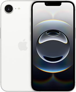 Apple iPhone 16e, 128GB, White (Renewed)
