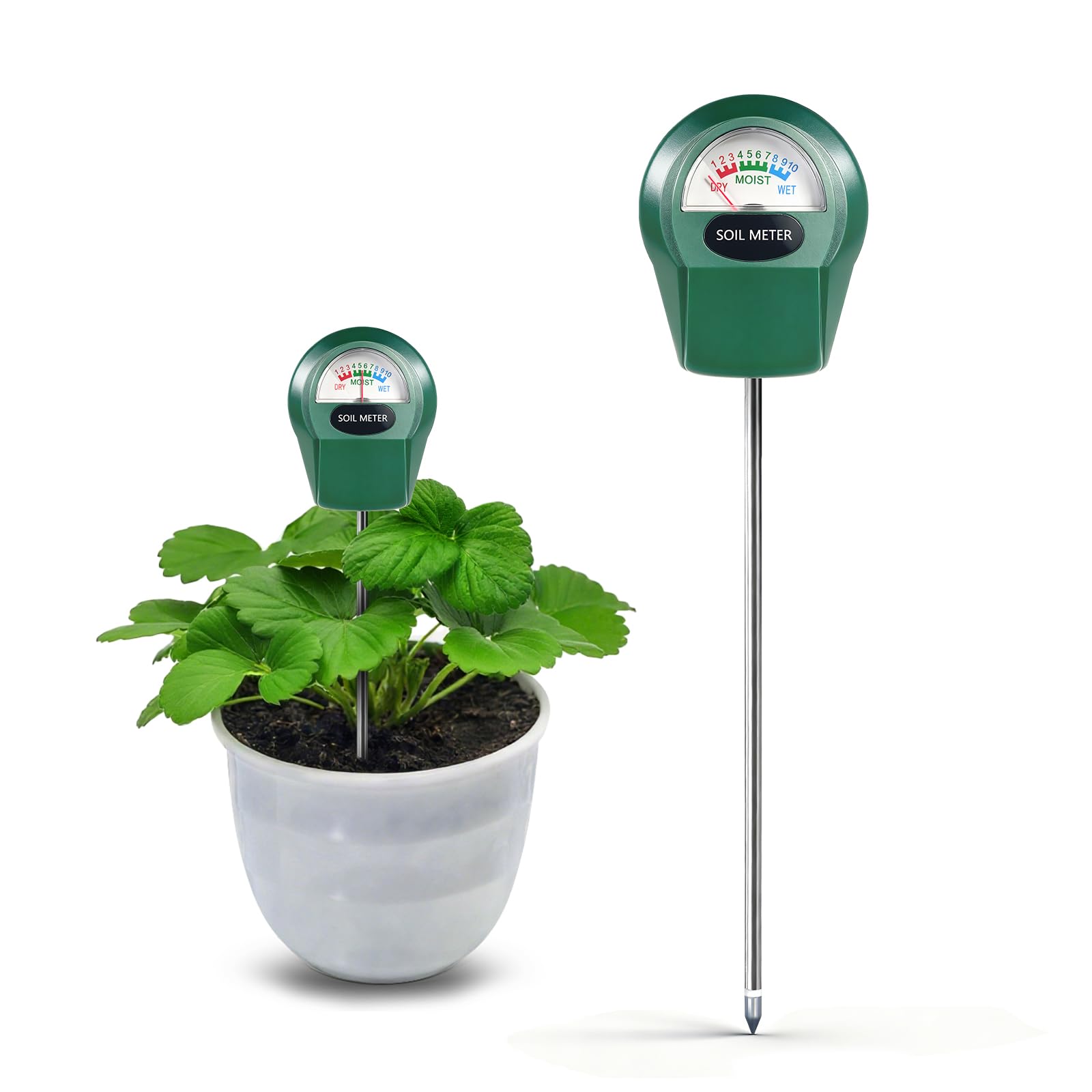 Zoiydals Soil Moisture Meter for Plants, Hygrometer Sensor Water Monitor, Plant 
