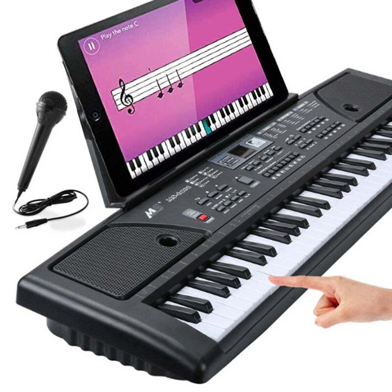 Keyboard Piano, 61 Keys Electronic Keyboard for Kids with 16 Instrument Voices &