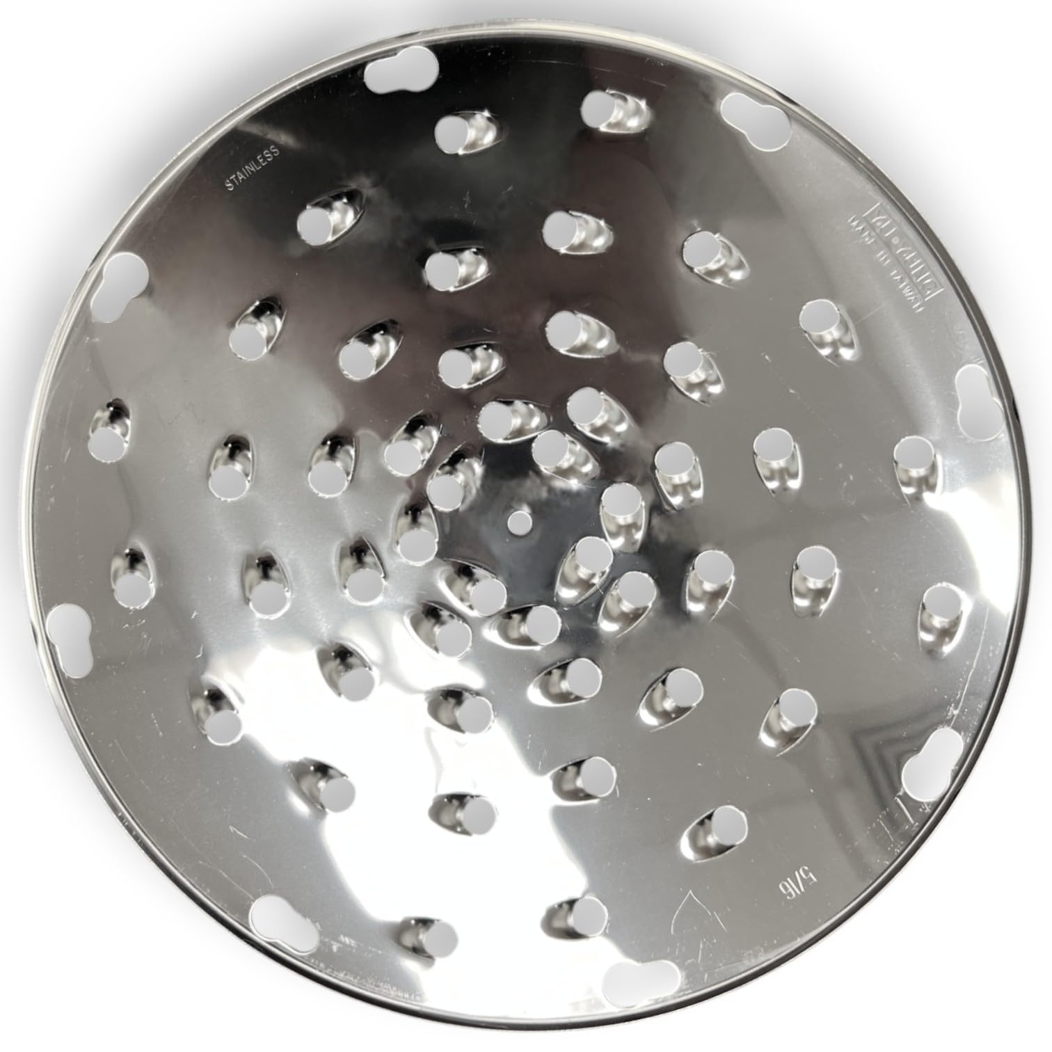 ALFA VS-12SD-5/16 Stainless Steel Grading Disk for Commercial Shredders | 9.25" 