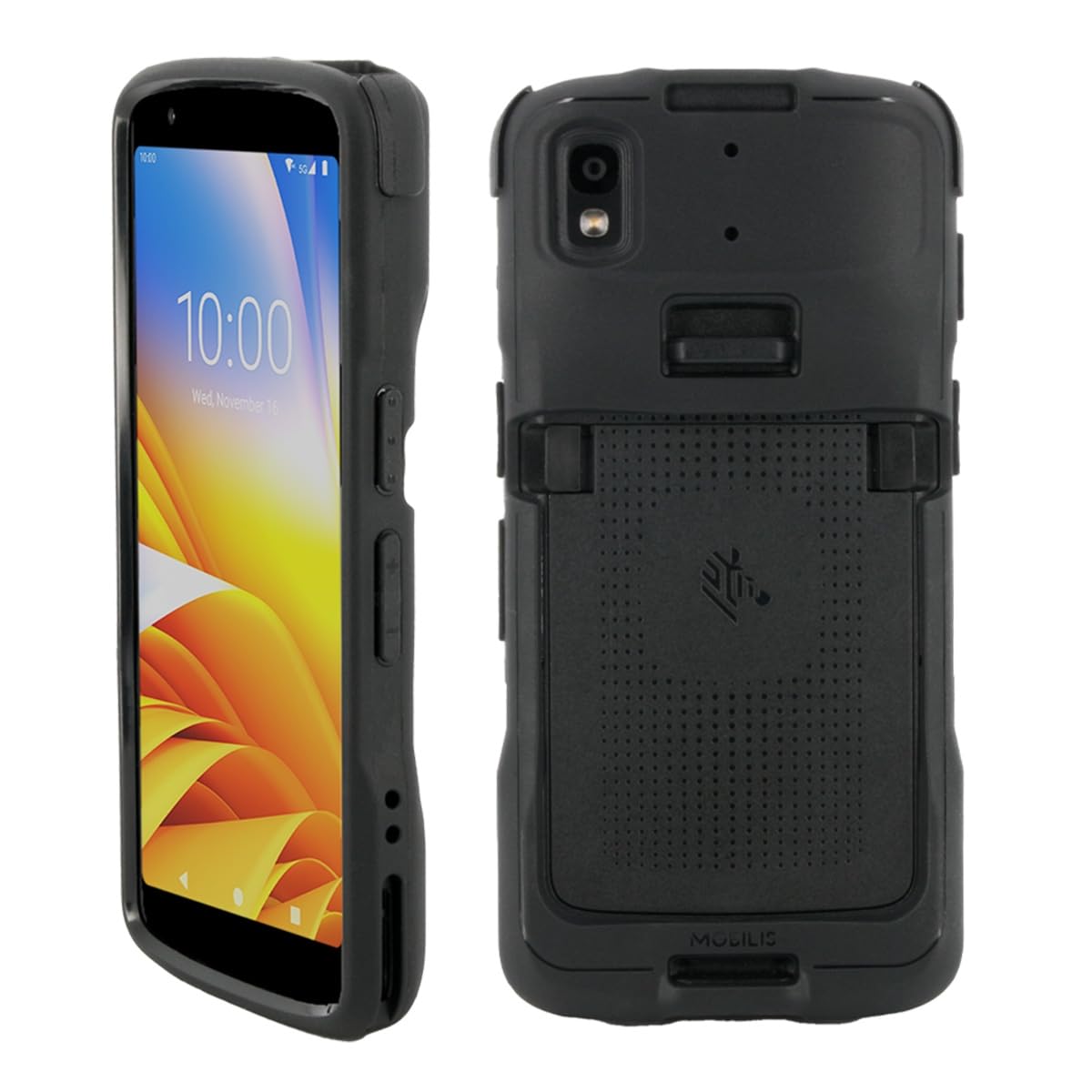 Mobilis Rugged Case for Zebra TC22 - TC27 Mobile Computer Black | Shockproof Mil