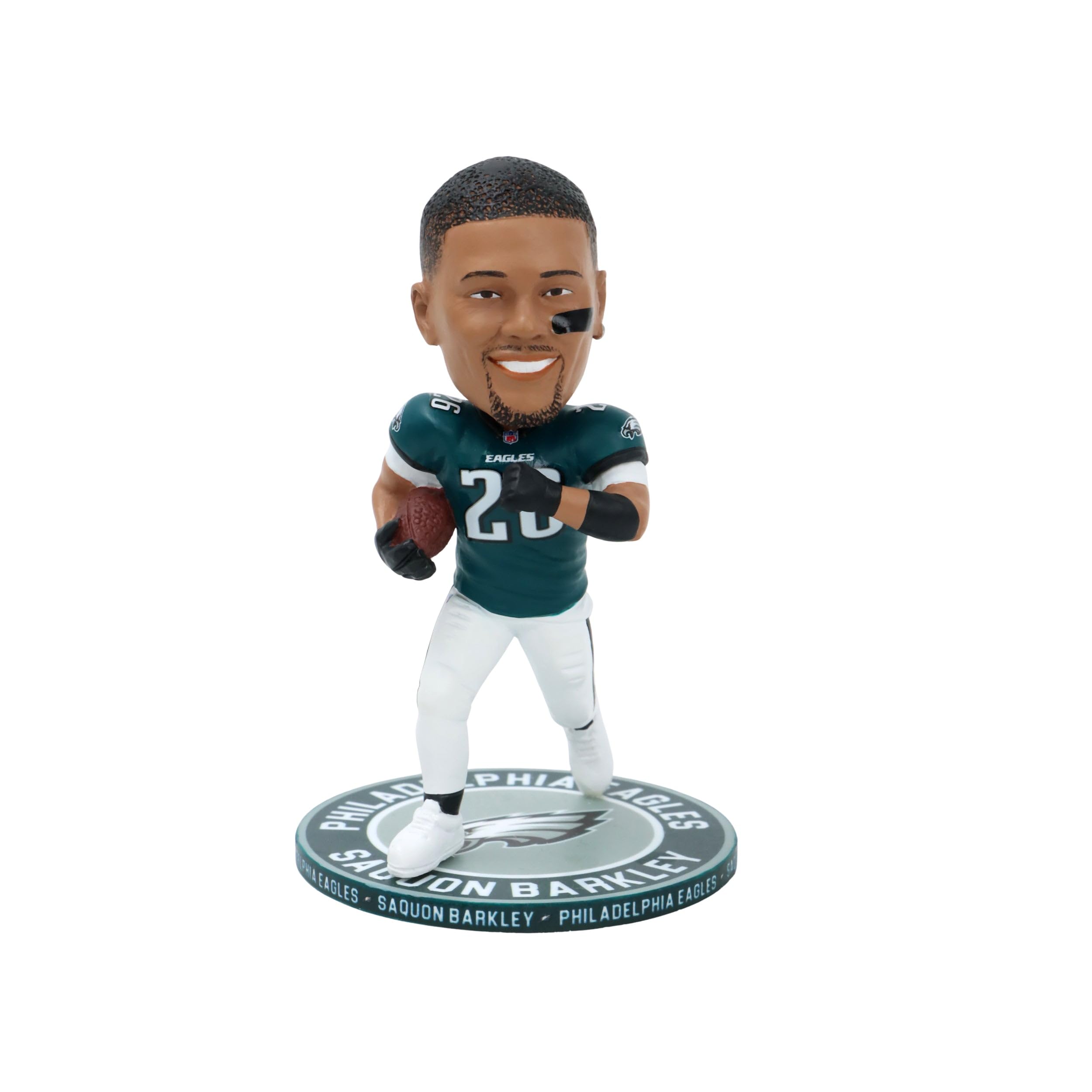 Saquon Barkley Philadelphia Eagles 5 Inch Repeat Name On Base Bobblehead NFL