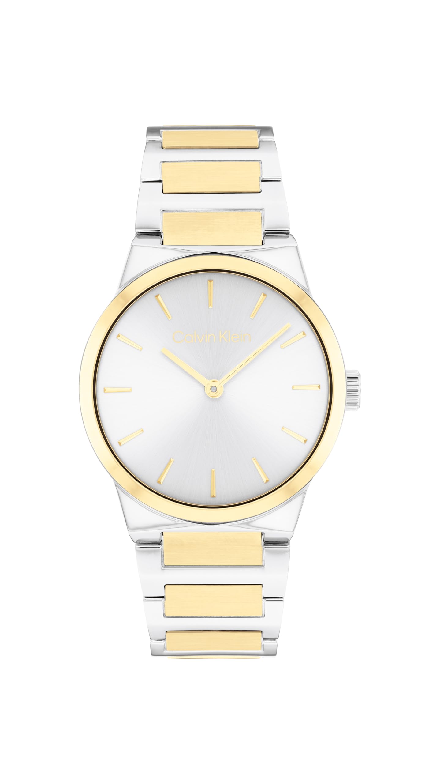 Calvin Klein Women's CK Linear Elegance Collection Quartz Movement Watch with Tw