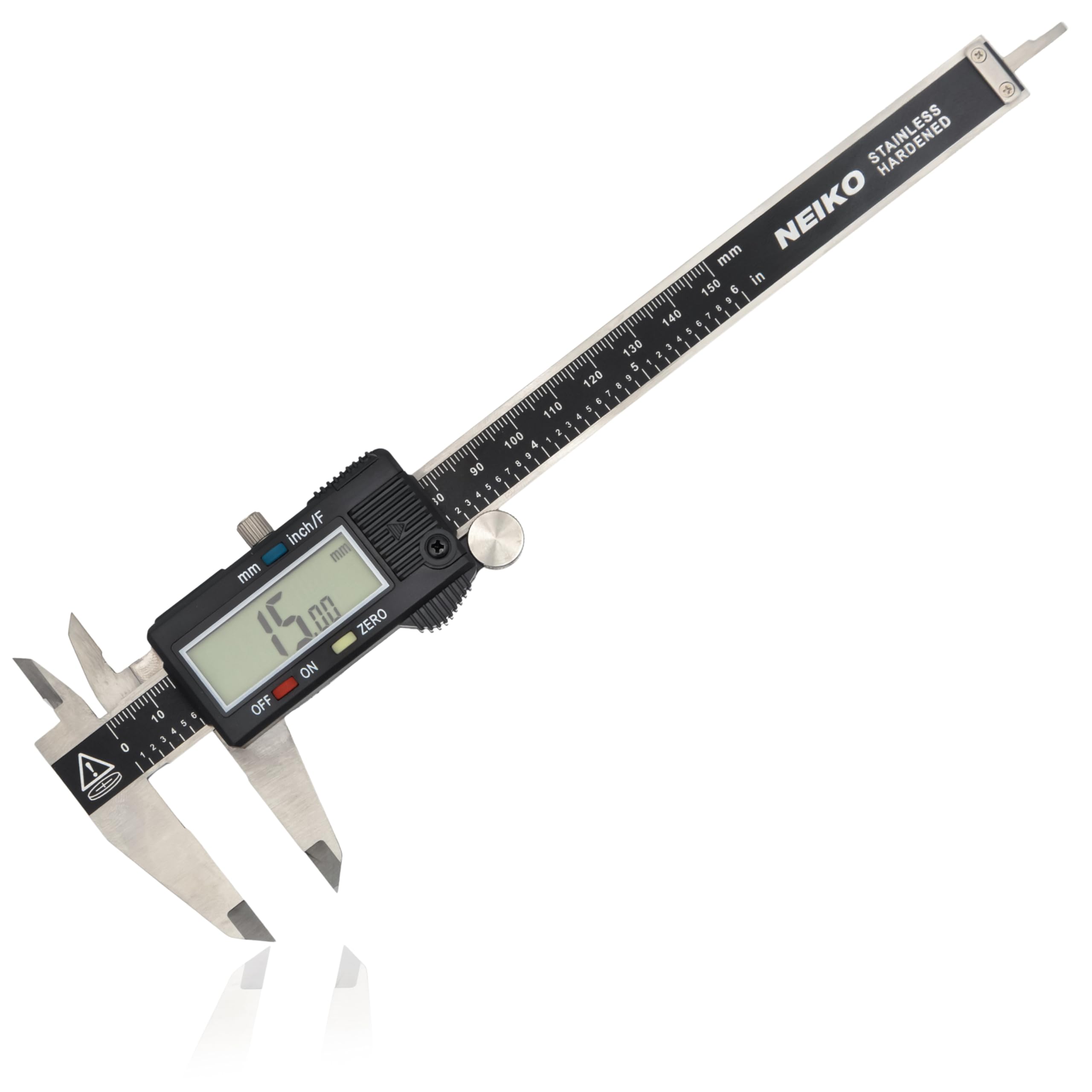NEIKO 01407A Electronic Digital Caliper Measuring Tool, 0-6 Inches Stainless Ste