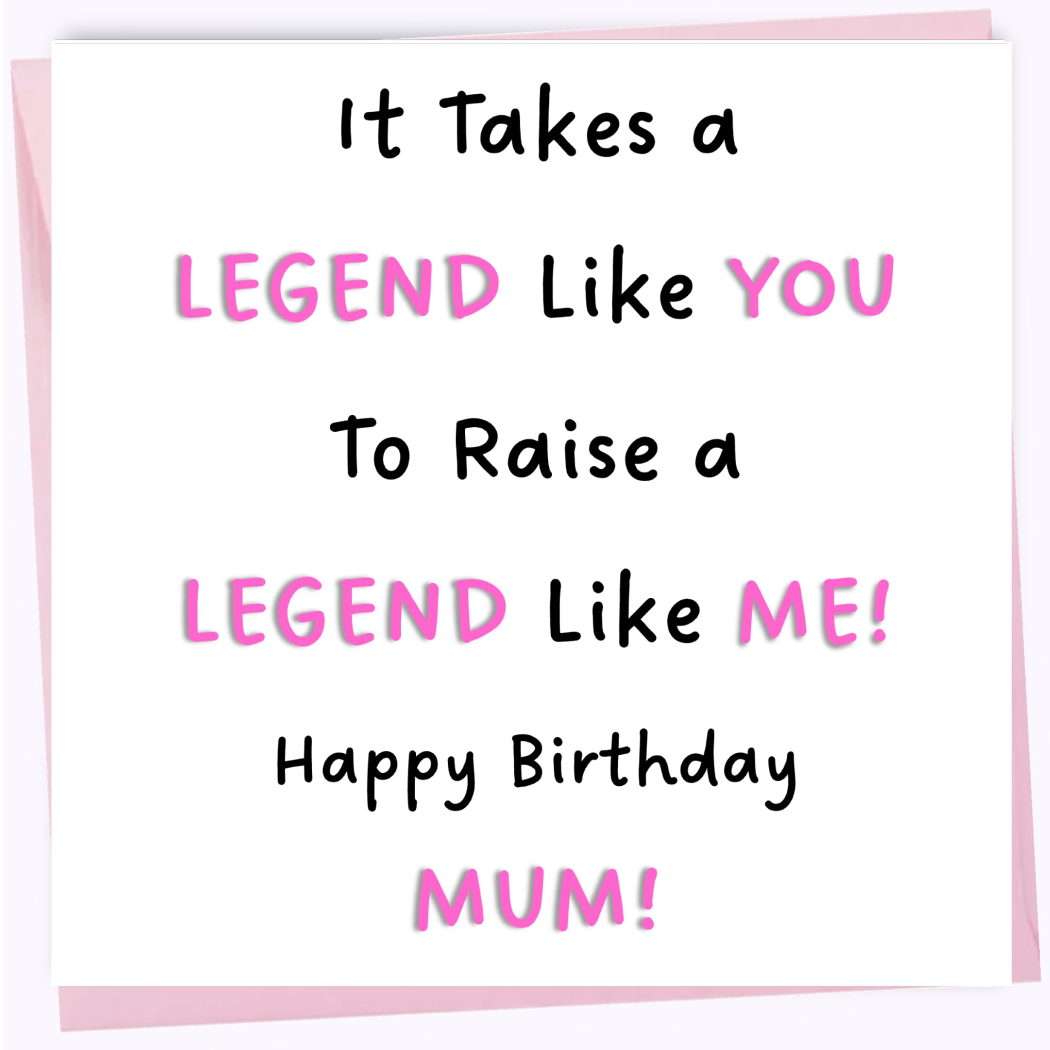 Printperfect mum birthday cards, happy birthday mum legend card, funny mum cards