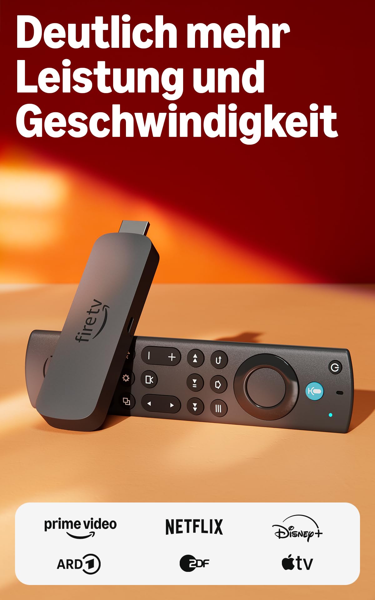 Amazon Fire TV Stick 4K Max streaming device, supports Wi-Fi 6E, Ambient Experie