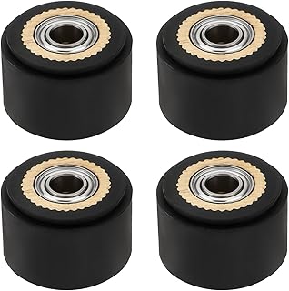 Be In Your Mind 4pcs Pinch Roller Wheel Bearing Brass Paper Pressing Wheel for Cutting Machine Compatible with Roland Compatible with GCC 4x11x16mm