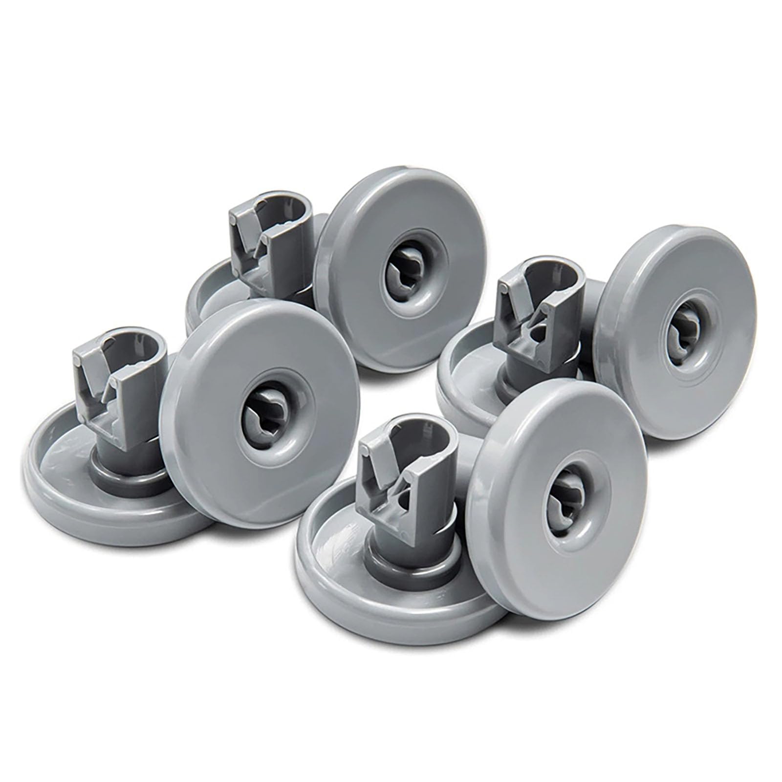 8-Pack 50286965004 Dishwasher Lower Basket Wheels，Gray, Compatible with Electrol