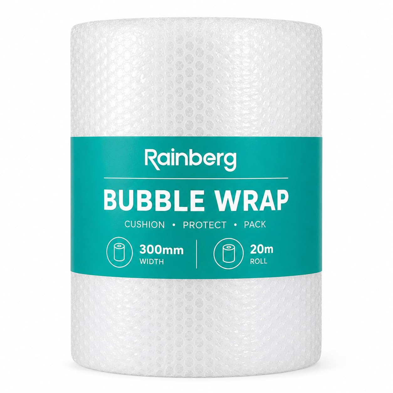Rainberg 300mm x 20m Heavy Duty Bubble Wrap Roll, Air Bubble Premium Quality Pro