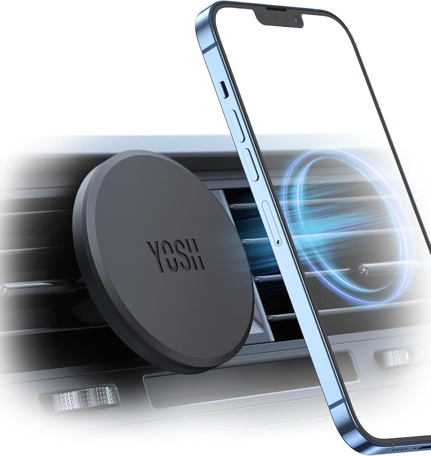 YOSH for MagSafe Car Mount Magnetic Car Phone Holder Air Vent for iPhone | 1s In