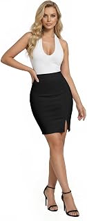 Hybrid & Company Women's Slit Skirt