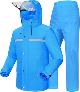 Rain Suit Waterproof Hi Vis Raincoat Reflective Rain Gear Unisex
