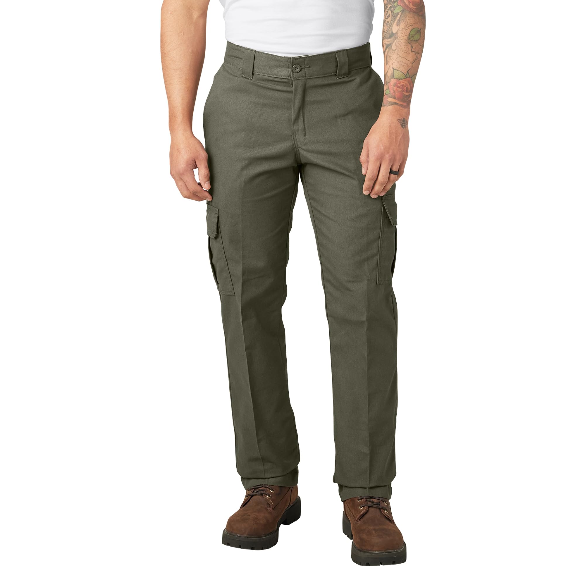 Dickies Men's Cargo Flex Regular Fit Casual Trousers Cargo Flex Regular Fit Trou