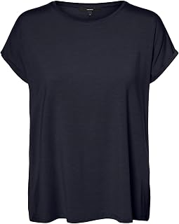 VERO MODA Vmava Plain SS Top Jrs Noos Vmava Plain SS Top Jrs Noos Women (Pack of 1)