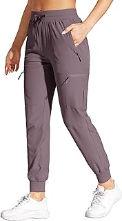 Women's Trekking Trousers Waterproof Cargo Mountain Trousers Lightweight Quick Dry Sun Protection Summer Outdoor Sports Trousers Casual Breathable