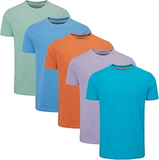 Charles Wilson Pack of 5 Plain Crew Neck T-Shirt