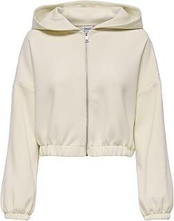 ONLY Onlscarlett LS Elastic Zip Hood Swt Noos for Women