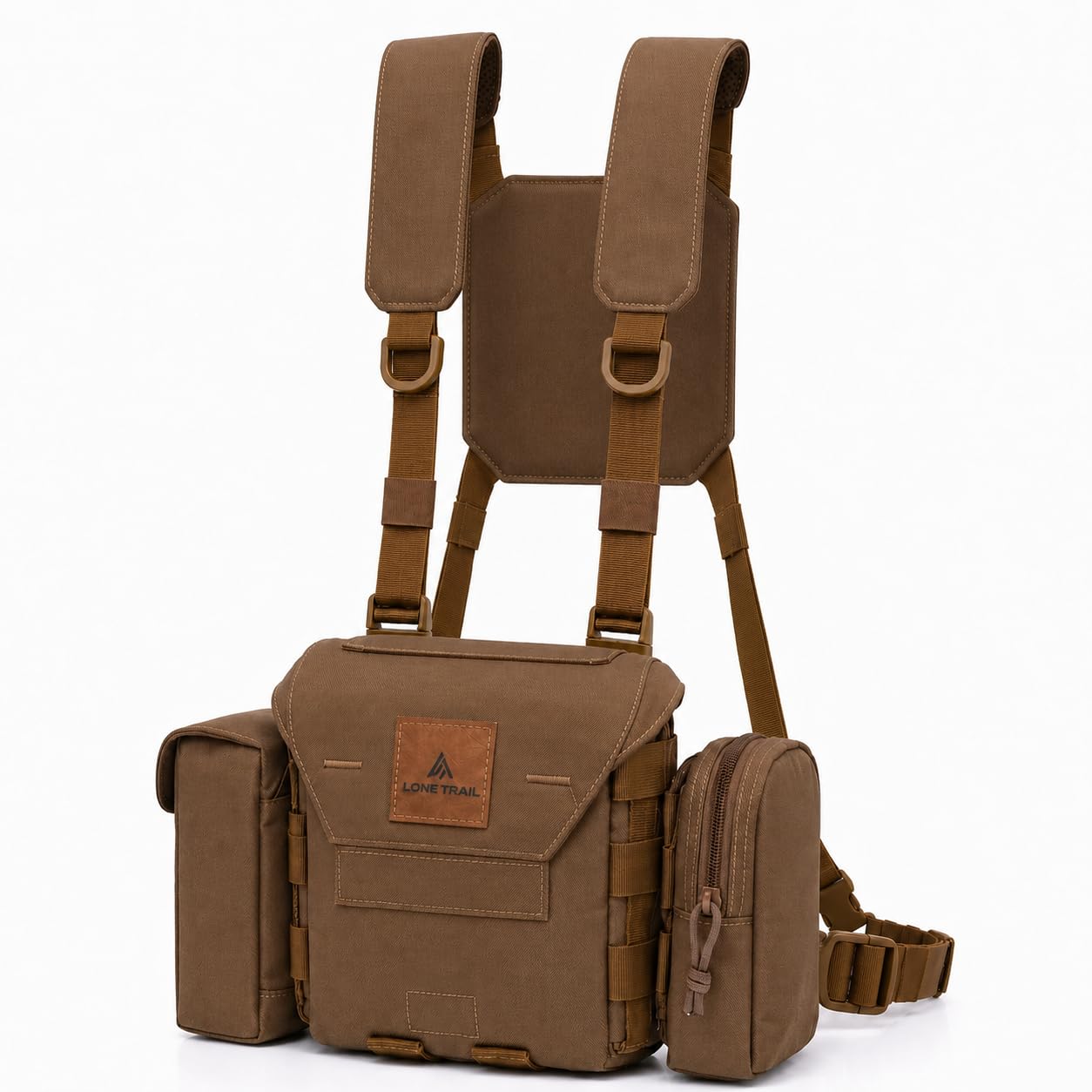 Lone Trail Binocular Harness Chest Pack - Bino Harness Hunting Chest Rig | Water