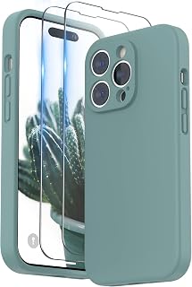 SURPHY Compatible with iPhone 14 Pro Max Case, Liquid Silicone Shockproof