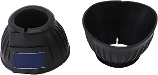 Keenso Horse Bell Boots, Reliable and Soft, 360 Degree Coverage for Riding Training Equestrian Supplies