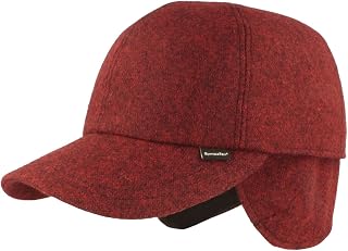 Winter Visor Cap with Ears | Baseball Cap with Gore-Tex Membrane | Peaked Jacket Made of Wool with Soft Lining