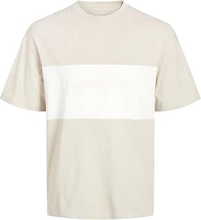 Jack & Jones Men's Jjelegacy Blocking Tee SS O-Neck Noos T-Shirt (Pack of 1)
