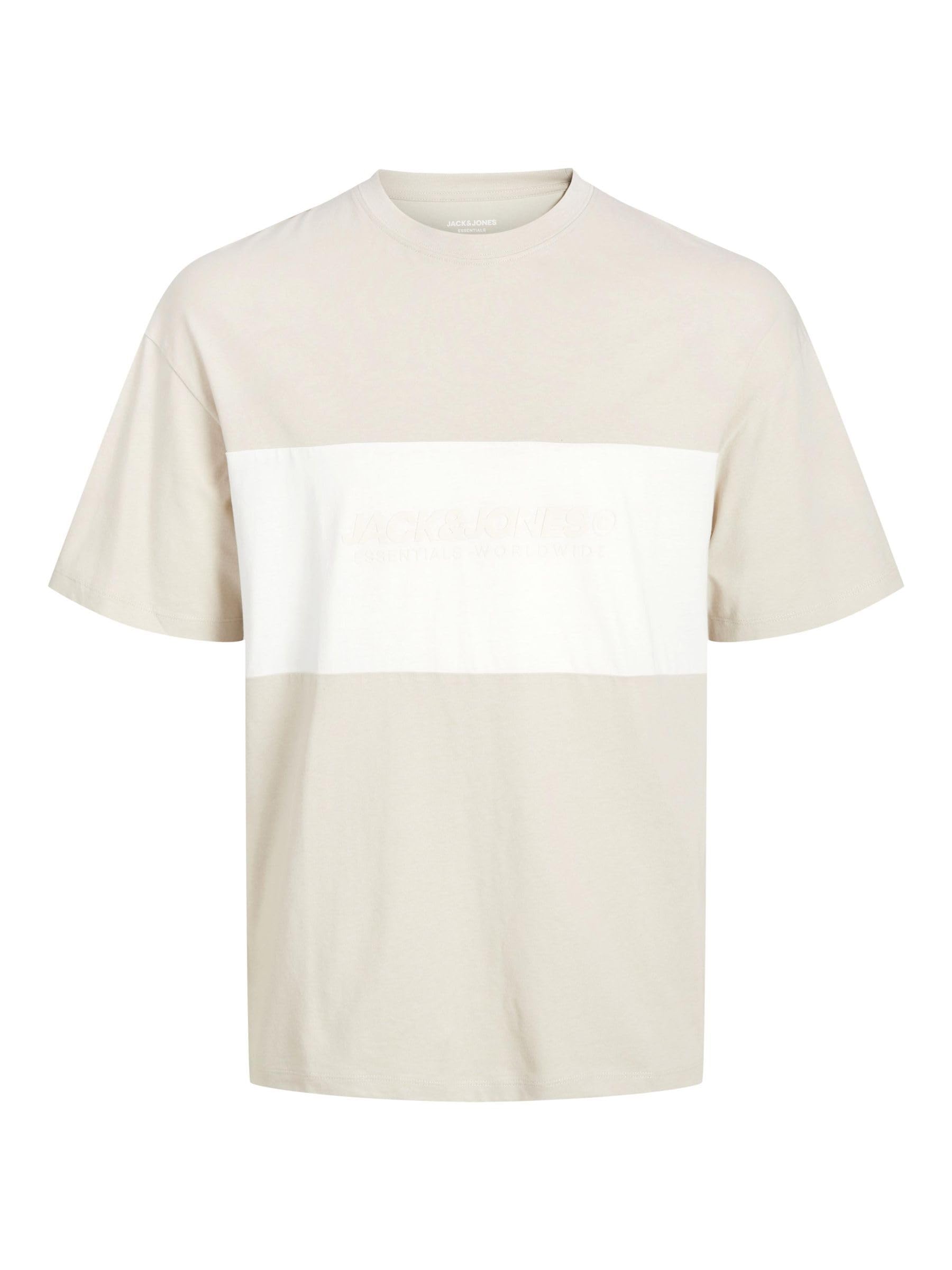 Jack & Jones Men's Jjelegacy Blocking Tee SS O-Neck Noos T-Shirt (Pack of 1)