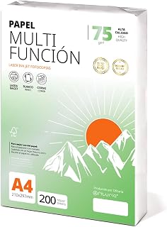 Ofituria A4 Copier Paper 75gsm 200 Sheets Multipurpose Paper for Laser and Inkjet Printer, Copier, Office Supplies, School Supplies, Pack of 200 Sheets, 75g