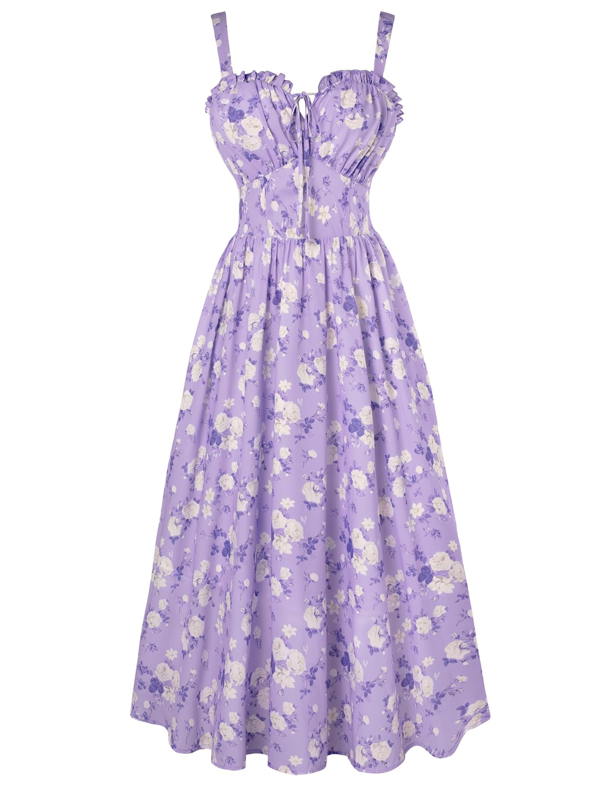 Scarlet Darkness Floral Corset Dress Summer Dresses For Women 2025 Milkmaid Dres