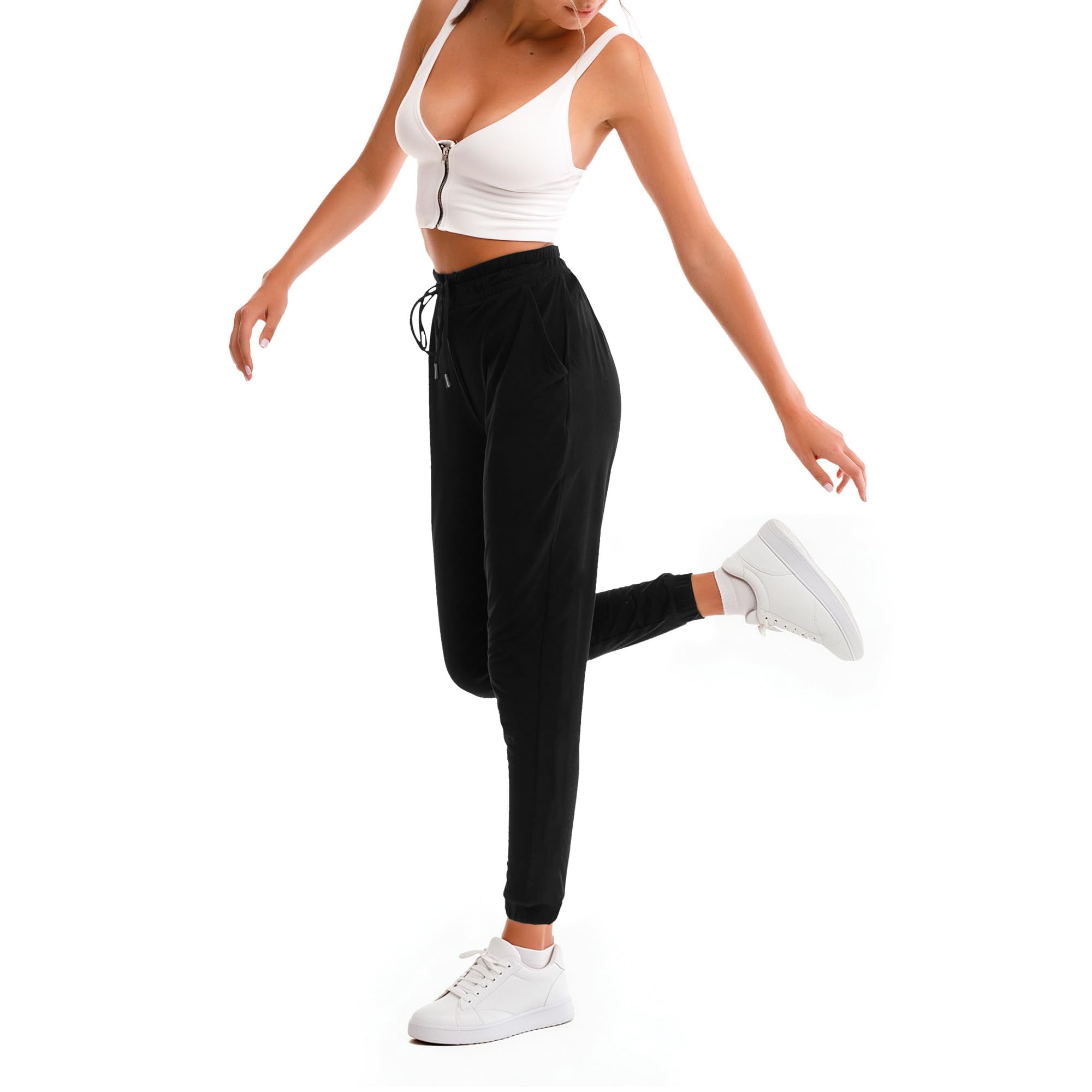 Stanpetix Sport Pants for Women - Running Jogger Women’s Sweatpants with Pockets