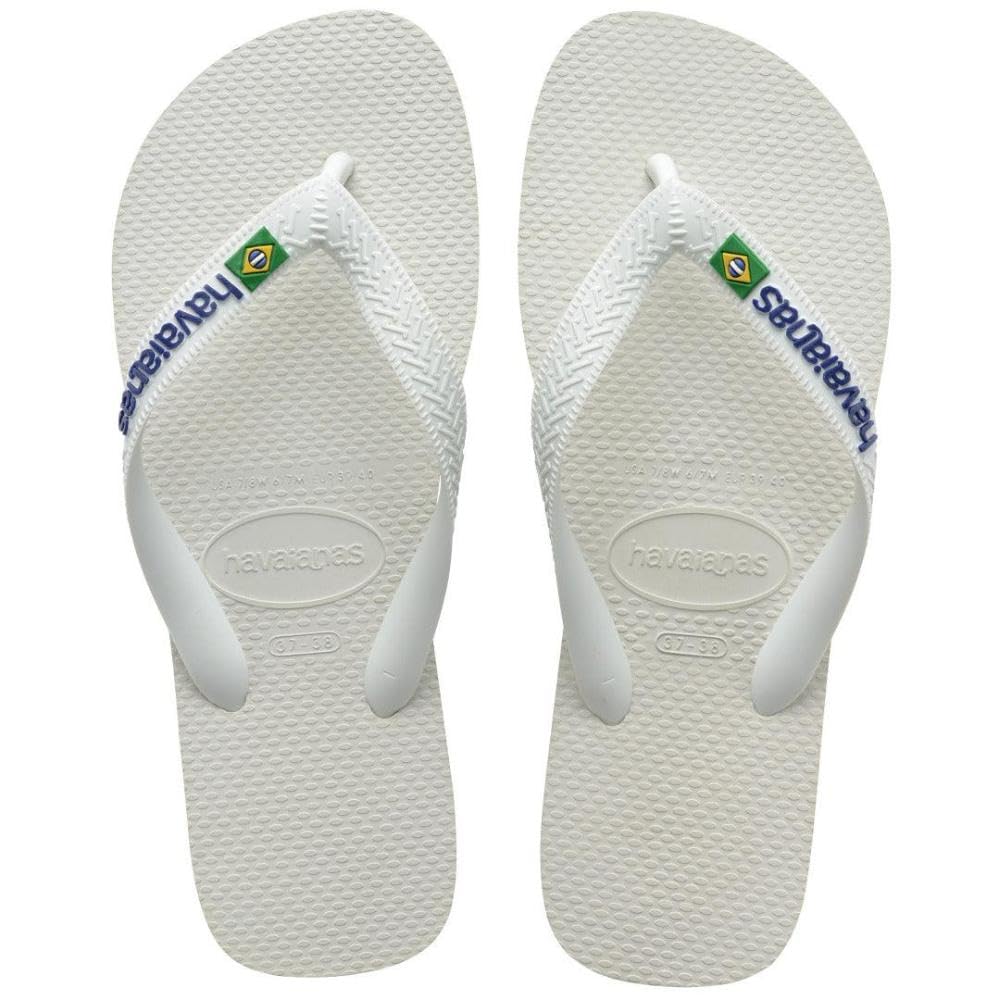 Havaianas Kids Flip Flops, White White, 9 US Unisex Toddler