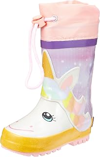Playshoes Unisex Child Rubber Boots with Drawstring Rain