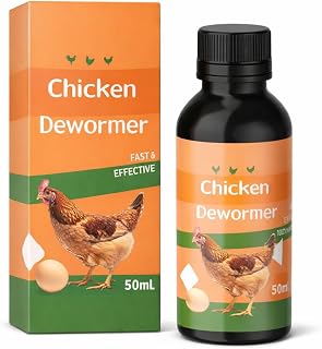 Chicken Dewormer Liquid for Poultry, Backyard Chickens, Hens & Roosters | For backyard chickens, hens, and roosters. 50 mL liquid format designed for routine poultry care and digestive support