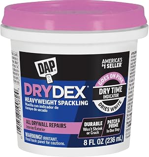DAP 12328 DryDex Spackling Interior/Exterior, 1/2-Pint