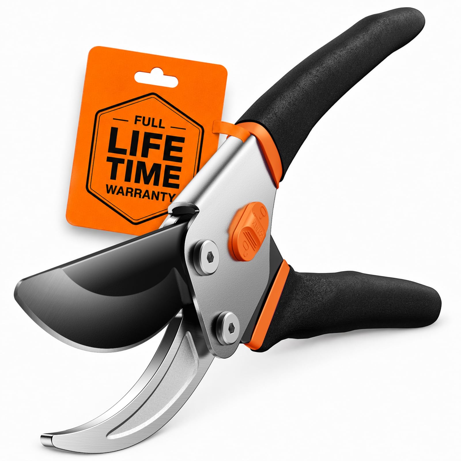 VOTREK® Bypass Garden Secateurs, Heavy Duty Pruning Shears with Soft Grip | SK5 