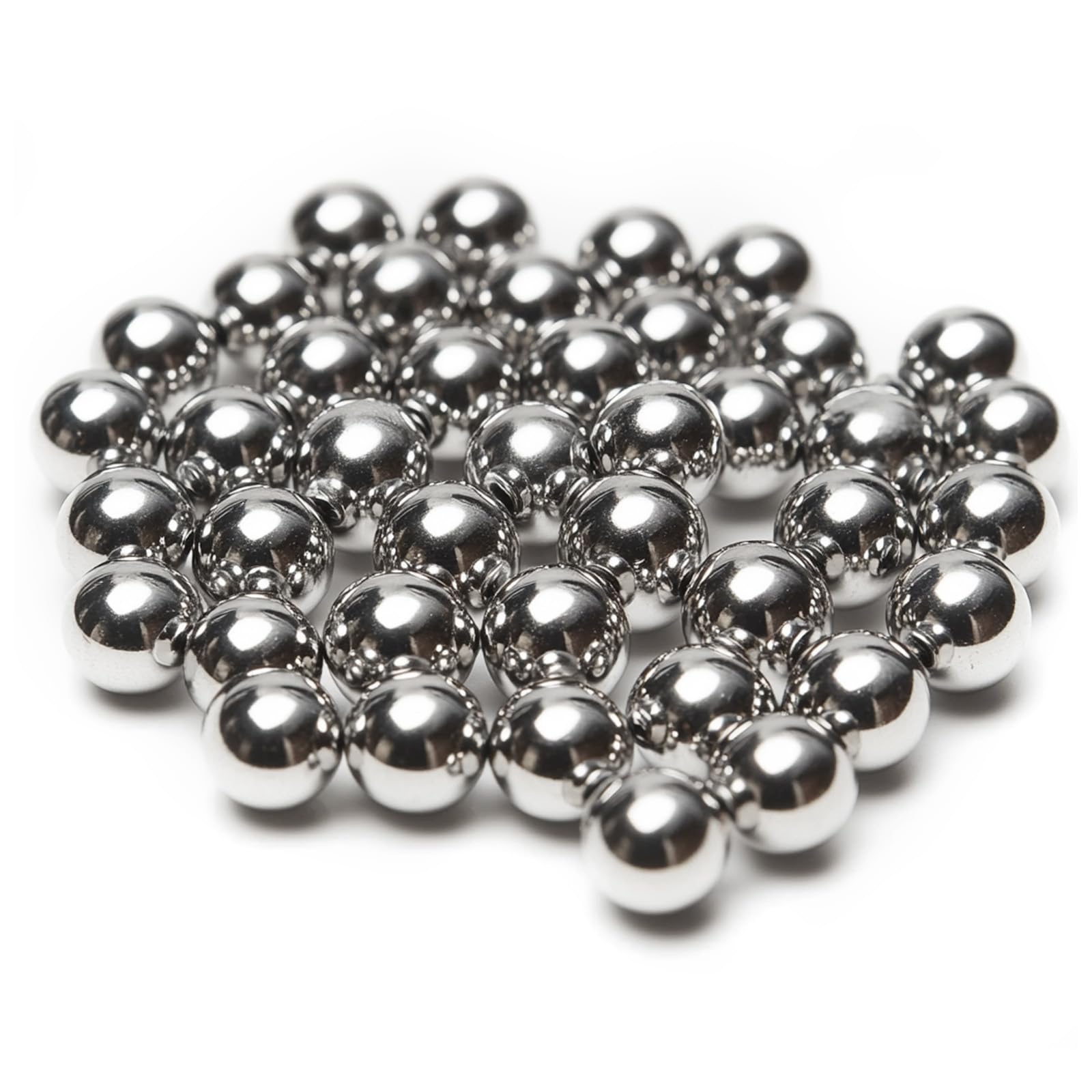 HiPicco 100pcs 6mm Bearing Balls 304 Stainless Steel G100 Precision Balls | 6mm/