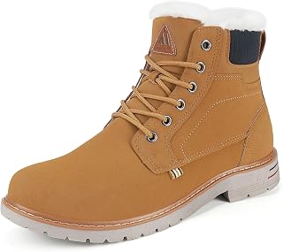 Men Snow Boots Outdoor Hiking Waterproof Sports Trekking Shoes Winter Fur Lining Sneakers Warm Booties