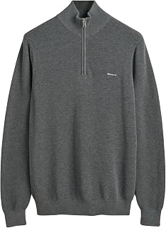 GANT Superfine Lambswool Half Zip Men's Pullover (Pack of 1)
