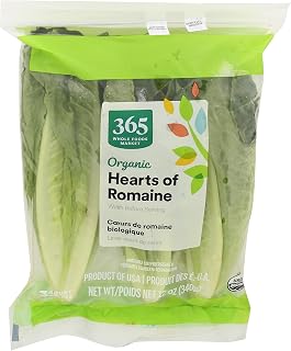 365 by Whole Foods Market, Organic Hearts of Romaine, 3ct, 12 Ounce