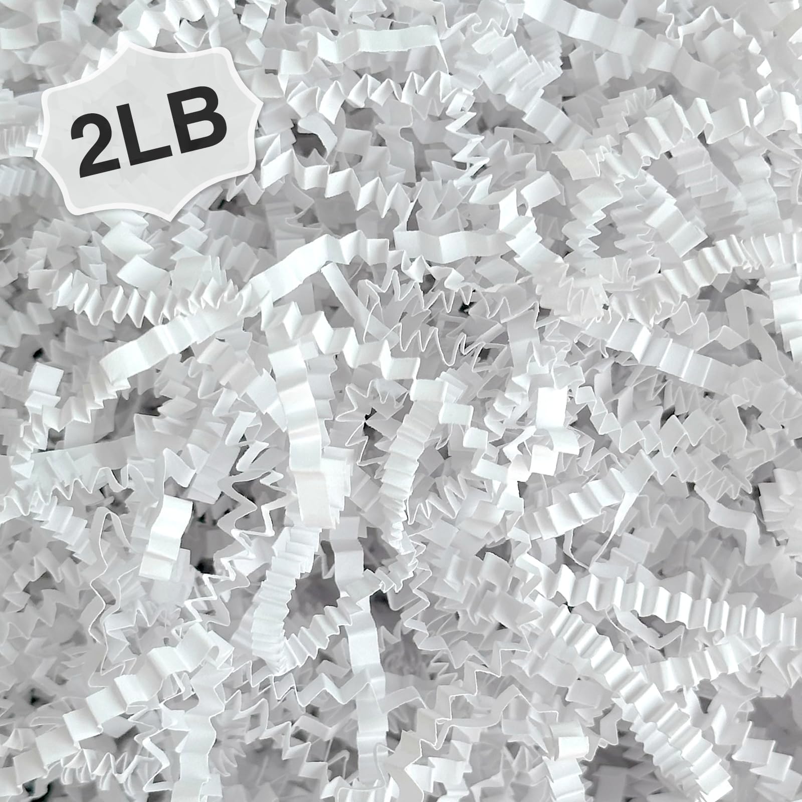 Corlcol 2LB Crinkle paper Shred Paper Filler For Gift Box Basket Bags On Holiday