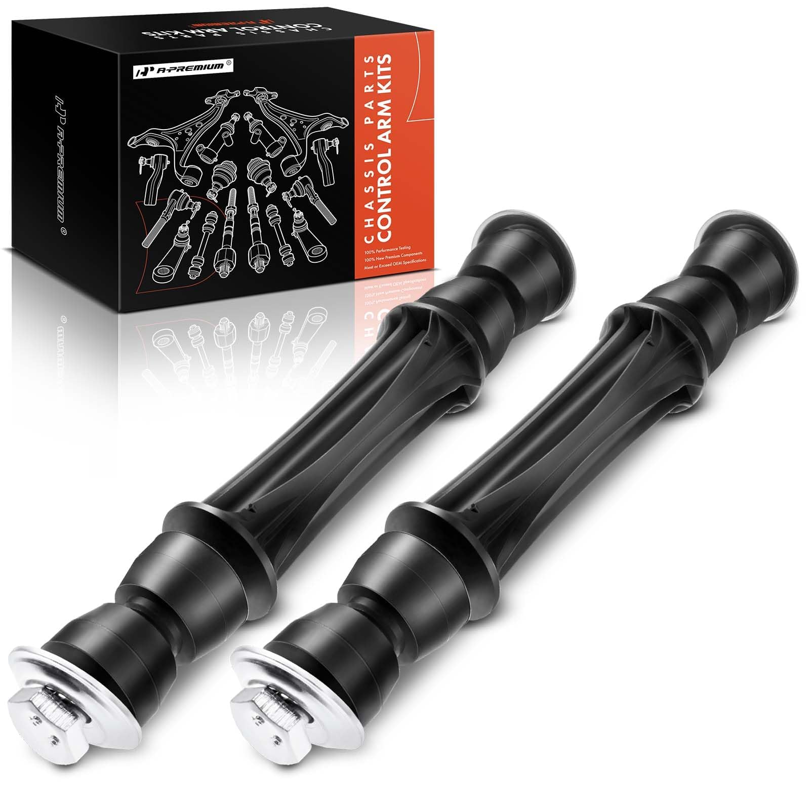 A-Premium 2Pcs Front Sway Bar Links Stabilizer Bar Links, Compatible with Chevro