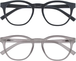 OPULIZE BLU Reading Glasses for Men and Women, UV Protection – Multipack Color & Magnification