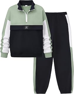 GEMLON ボーイズ 服 ハーフジップ トップス カラーブロック 2ピース ボーイズ 衣装 サイズ 6-14