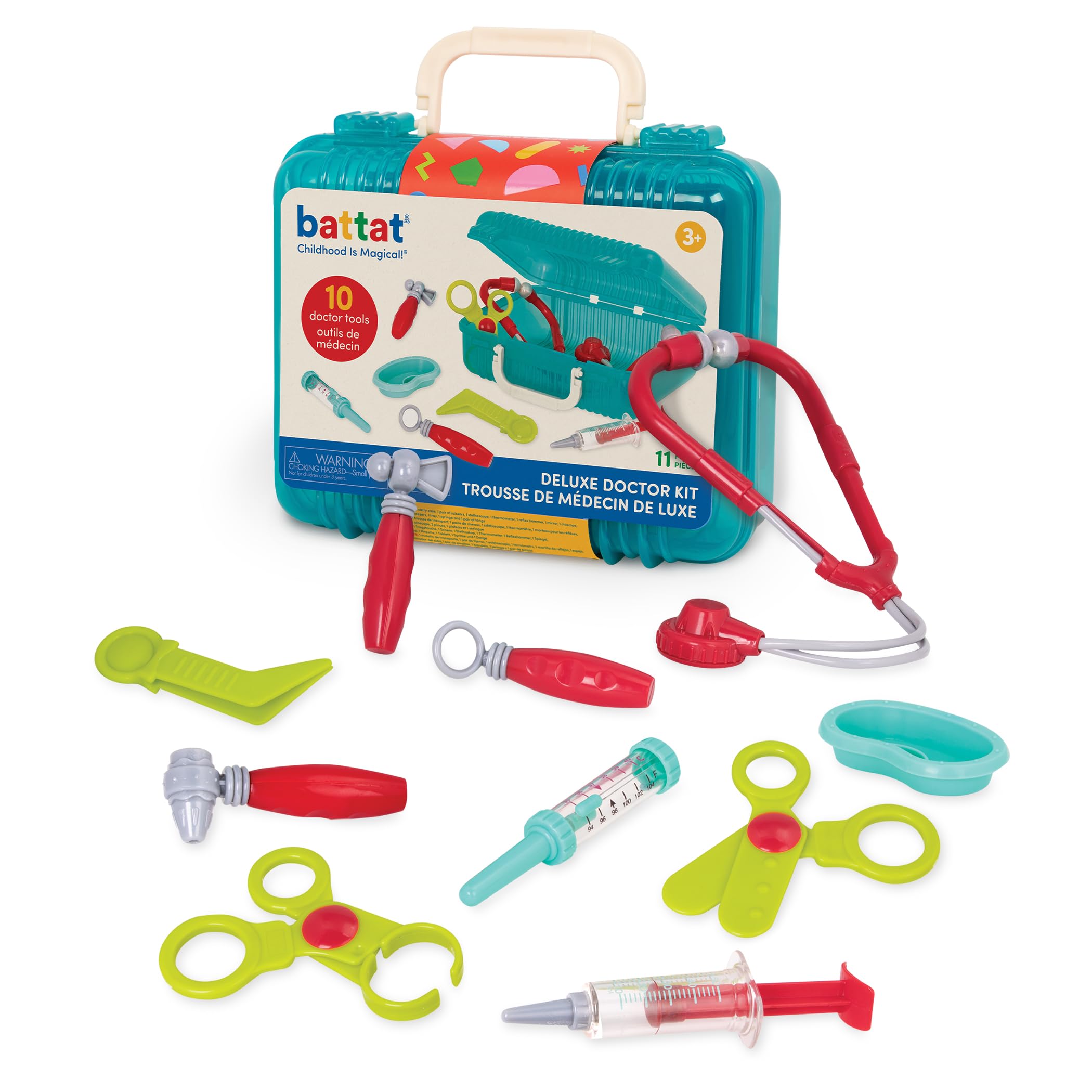 Battat Doctor Kit, Deluxe Pretend Play Set with Carry Case, Playset | Pretend pl