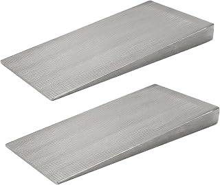 Litoexpe 2 PCS Stainless Steel Tapered Wedge for Leveling Machinery | Rustproof Stainless Steel, Tapered Wedge Design, Precision Leveling Tool, for Leveling Heavy Machinery And Equipment