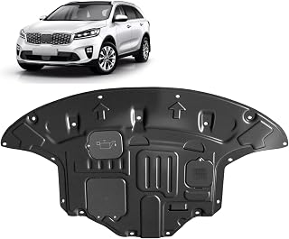 Frencstr Front Engine Splash Shield Fit for 2016-2020 Kia Sorento Engine Case Guards Suitable for Sorento Under Engine Cover Mud Flaps Directly Replace Original