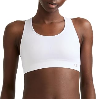 Champion Sports Bra, Infinity Racerback, Moderate Support, Seamless Sports Bra for Women Women's Sports Bra (Pack of 1)
